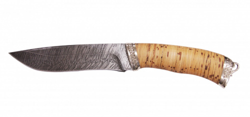 Нож Беркут, дам.ст.,литье,береста
