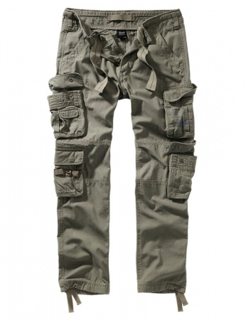 БРЮКИ PURE SLIM FIT BRANDIT, ЦВЕТ OLIVE