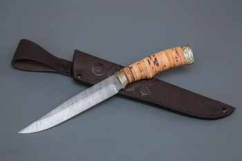 Нож туристический "Анчар" дамасск