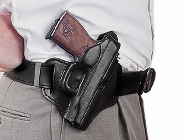 Кобура поясная мод. C Grand PowerT10 / кожа / черный