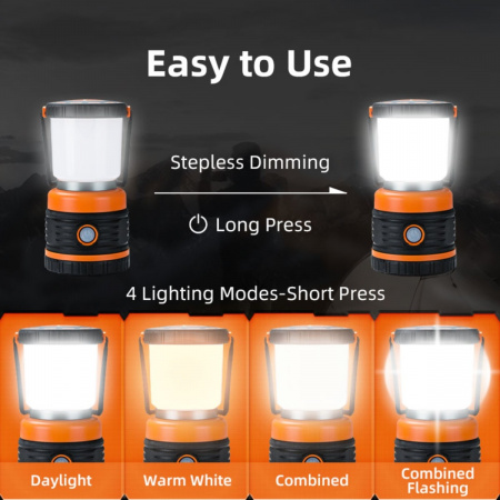 Фонарь Superfire T39 кемпинговый 850 Lumens