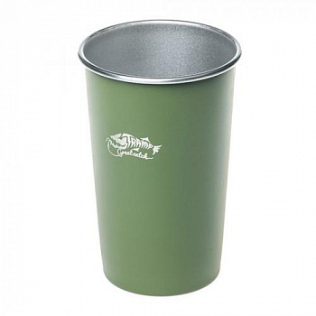 Стакан металлический TRC-099 Tramp (оливковый, 450мл)