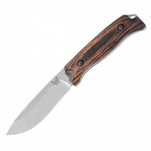 Нож BM15001-2 Saddle Mountain Skinner фикс дерево S30V Нож BM15001-2 Saddle Mountain Skinner фикс дерево S30V