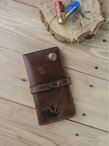 Портмоне (Коричневый, Утки)