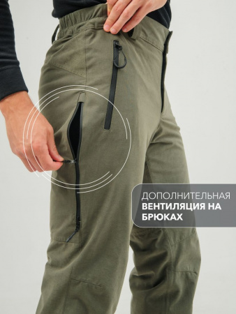 КОСТЮМ ВЕТРОВЛАГОЗАЩИТНЫЙ РОСОМАХА (ХАКИ)
