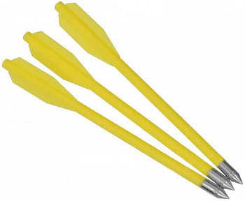 Дротики Man Kung для арбалета-пистолета, желт., пластик, 6,5" (16,5 см) (12 шт.)
