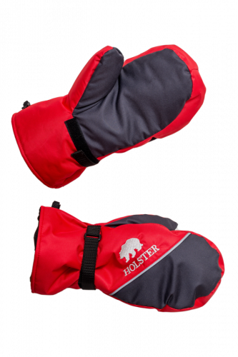 Рукавицы  Хольстер / мембрана / красный -серый