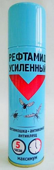 Рефтамид аэрозоль Экстра Максимум 150мл (комар,мошка,клещ)