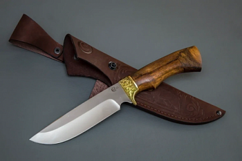 Нож Лорд, ст.65х13,литье, рукоять ценные породы дерева