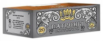 Патрон к.20х70 картечь 5,6 СКМ 24гр п.Россия 1уп/10шт