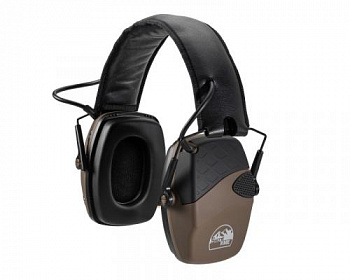 Наушники активные ShotTime 32 стрелковые, NRR 22dB, оголовье кожа, амбушюры 260г
