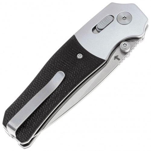 Нож QS157-A1 Vault -складной, рук-ть алюм./черн. микарта, клинок 14C28N