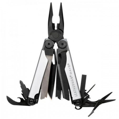 Инструмент Лезерман Вейв Серебристо-Черный