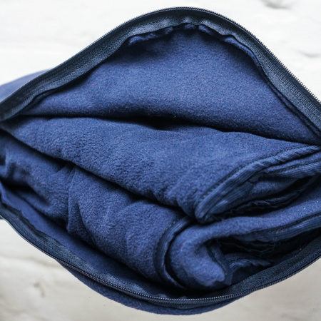 Плед-подушка тк.Polar Fleece цв.Тёмно-синий