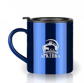 Термокружка невакуумная «Арктика» 802-400 синяя