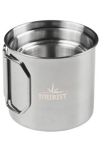 Кружка MUG FOLD-650 (TK-586), объём: 650 мл, складные ручки, нерж. сталь, «Touri
