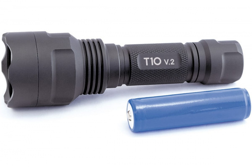 Фонарь ЯРКИЙ ЛУЧ T10 v.2 CREE XP-G2 400лм, 3 режима, Li-ion 18650 2200mAh