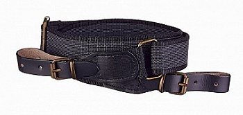 Ремень ружейный капроновый противоскользящий с регулировкой / Черный /