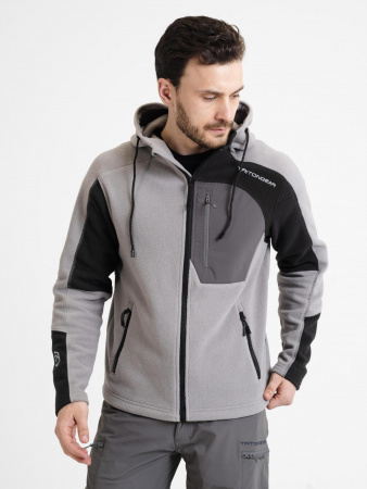 ТОЛСТОВКА ROVER HOOD  (ФЛИС, СЕРЫЙ) TRITONGEAR