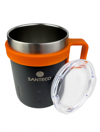 Термокружка Santeco Kemi 350мл black