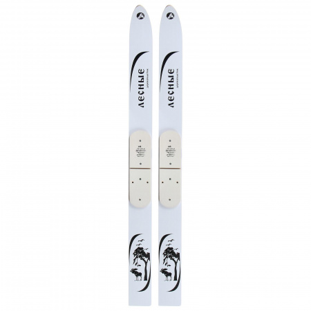 Лыжи дерево-пластик "Лесные" 145 см