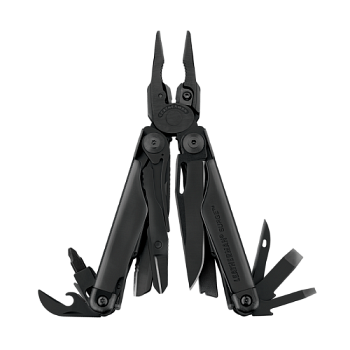 Мультитул LEATHERMAN Surge black, 21 инстр, 11,5см, чехол нейлон
