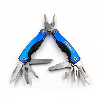 Мультитул (плоскогубцы) "СЛЕДОПЫТ", мал., 9 предметов, в чехле, в коробке