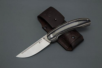 Нож Тунгус, складной ст.VG10, рук.G10 (черно-серая)