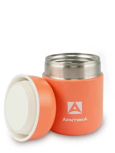 Термос-бочонок вакуумный для еды "Арктика"  411-280 (коралл)