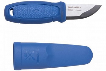 Нож Morakniv Eldris, нержавеющая сталь, цвет темно-синий, с ножнами