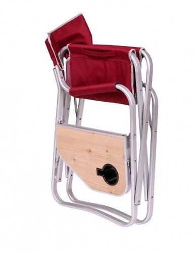 Кресло складное BOSS PLUS (TF-601) - алюминиевое, директорское с откидным столик