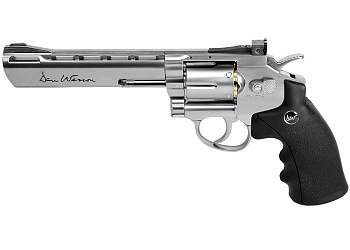 Пистолет пневм. ASG Dan Wesson 6 Silver, пулевой, кал. 4,5