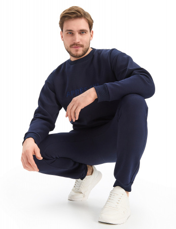 СВИТШОТ NORVEG COTTON ТЕМНО-СИНИЙ