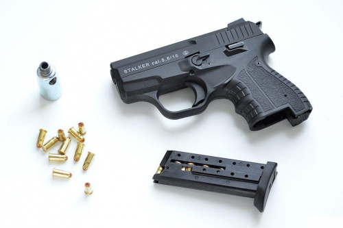 Stalker к.5,6*16 хром Пистолет сигнальный