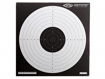 Мишень Gletcher 17*17 Большая инверсная 1уп/50шт