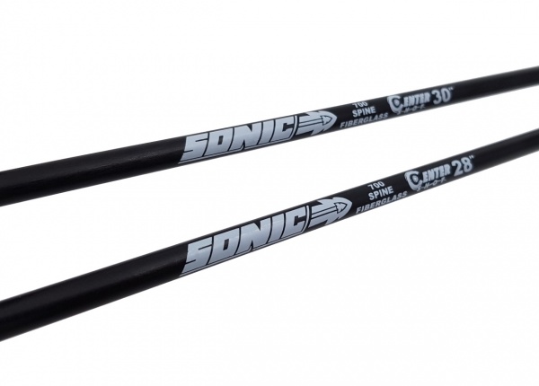 Стрела лучная фибергласс Centershot Sonic 30" оперение Parabolic 3"