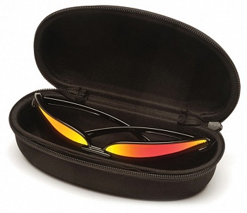 Чехол жесткий тактический из кордуры для стрелковых очков раз. L средний черны