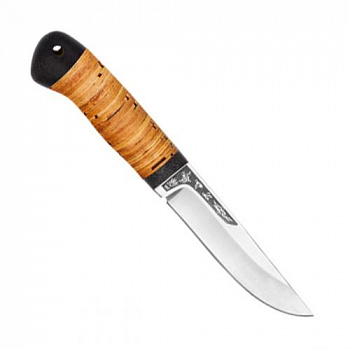 Нож разделочный "Шашлычный-малый" береста, 95х18