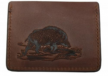 Кошелёк (Коричневый, Кабан)