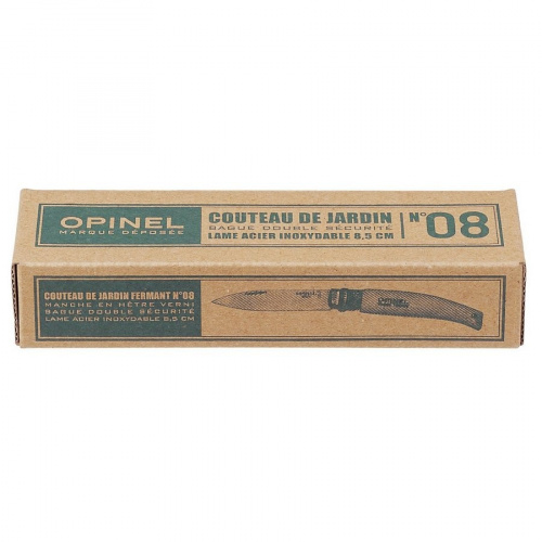 Нож Opinel №8 садовый, нержавеющая сталь, в коробке Нож Opinel №8 садовый, нержавеющая сталь, в коробке