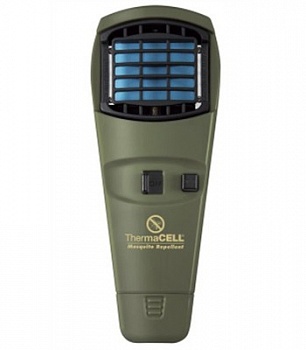 Прибор антимоскитный комплект Thermacell оливковый + чехол оливковый