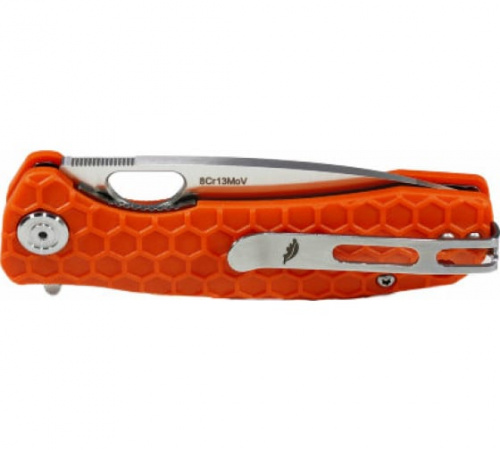 Нож Honey Badger Flipper S (HB1035) с оранжевой рукоятью Нож Honey Badger Flipper S (HB1035) с оранжевой рукоятью