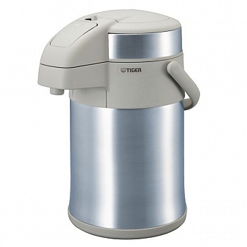 Термос Tiger Stainless White с пневмонасосом 2,2л MAA-A222 XW