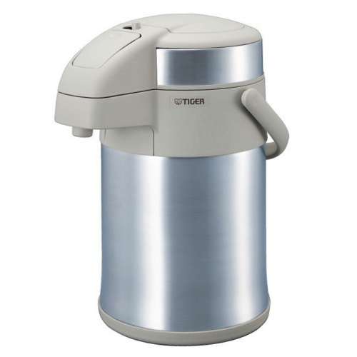 Термос Tiger Stainless White с пневмонасосом 2,2л MAA-A222 XW