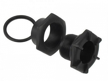 Сливной клапан черный 24мм (гладиатор)