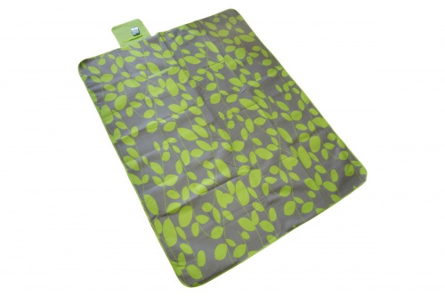 Коврик для пикника Лист (флис), размер (150*200см), с влагостойкой основой