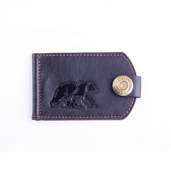 Купюродержатель (Черный, Медведь)