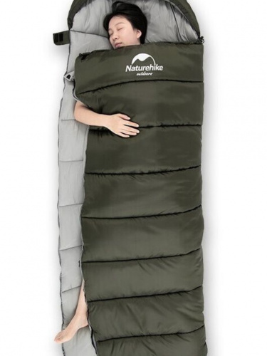 Мешок спальный  Naturehike серия U NH20MSD07, голубой