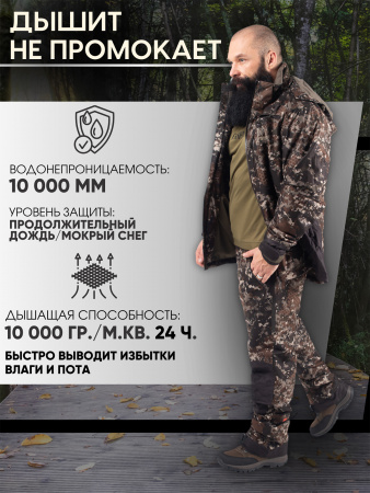 КУРТКА FINNHUNT RELIABLE PADDED AUTUMN CAMO