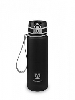 Бутылка тритановая 720-500 чёрная матовая, с ситечком